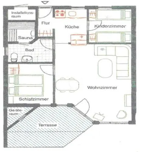 Hébergement de vacances 4 Personen Mit Privatem Bootsteg, Direkter Seelage, Kanu Und Sauna In Otterndorf